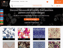 Tablet Screenshot of globaltextiledesign.com